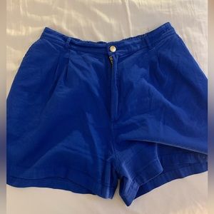 BIG BUD PRESS Blue Trouser Shorts XL